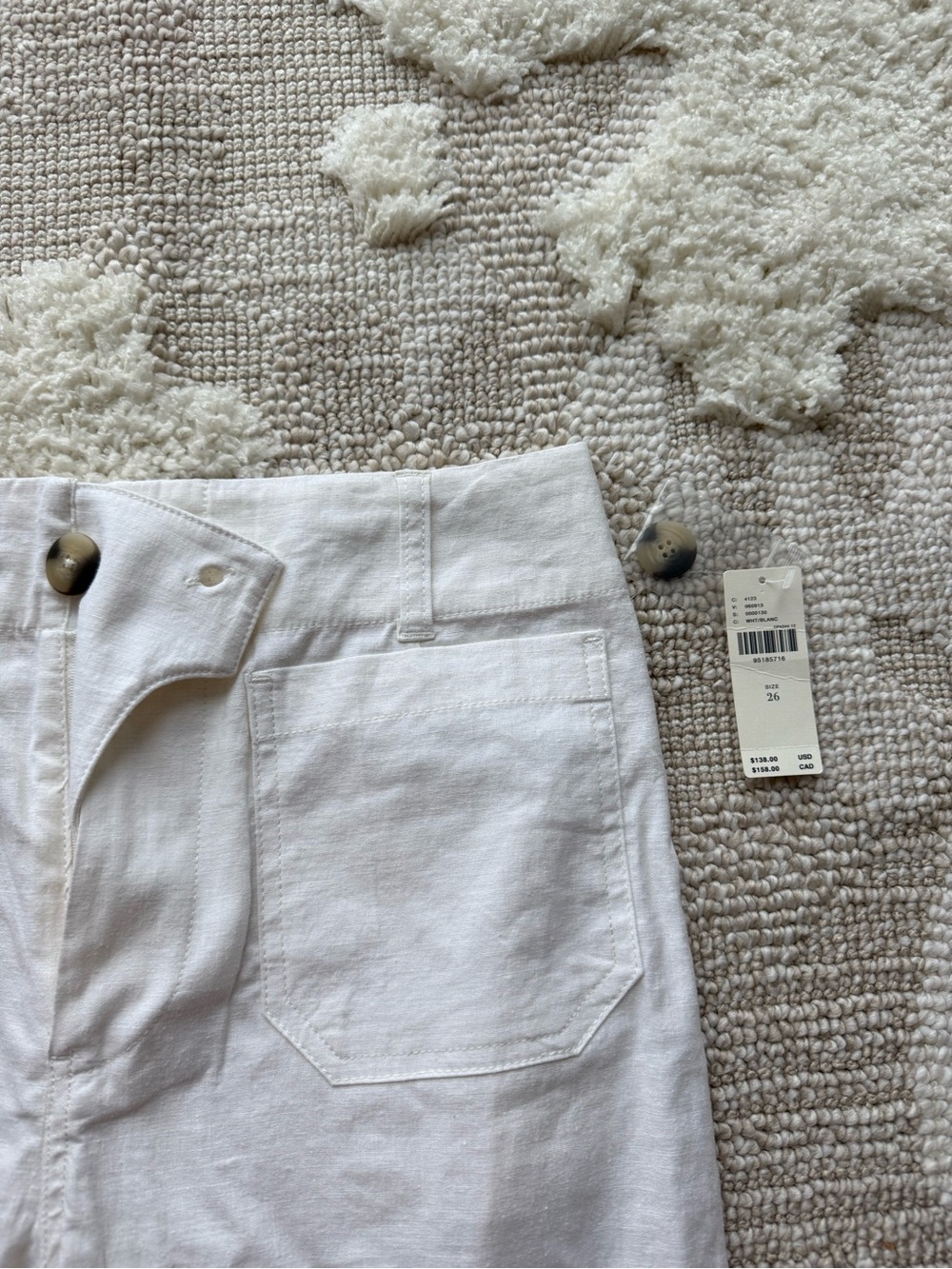 Maeve White Wide-Leg High-Rise Jeans - Picture 4 of 6